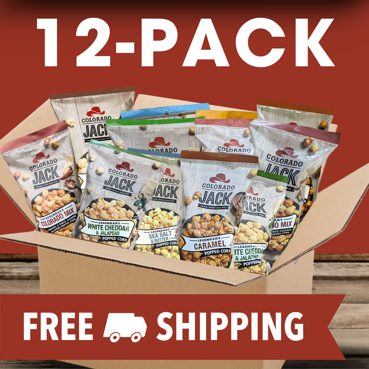 Build Your Own 12 Pack Jack's Large Popcorn Bags