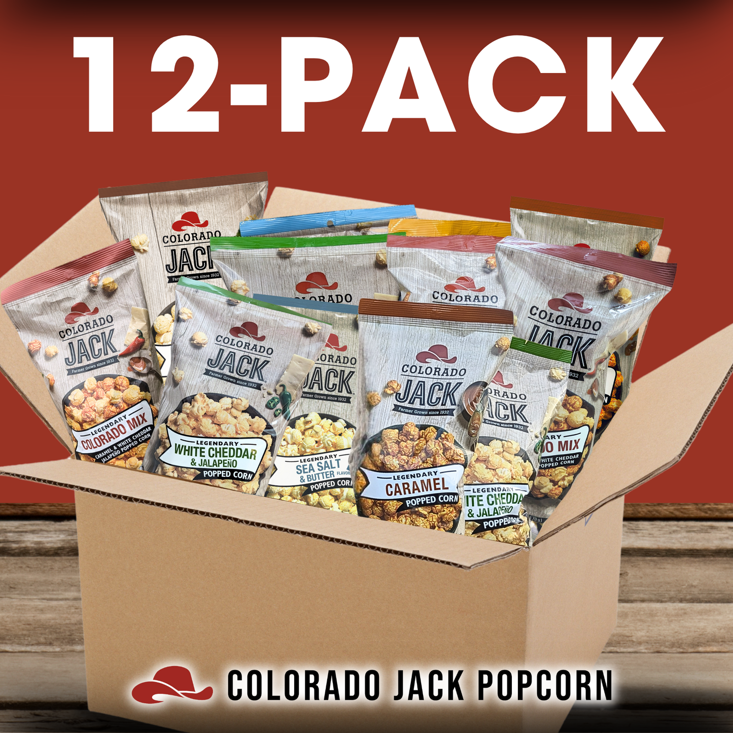 Build Your Own 12 Pack Jack's Large Popcorn Bags