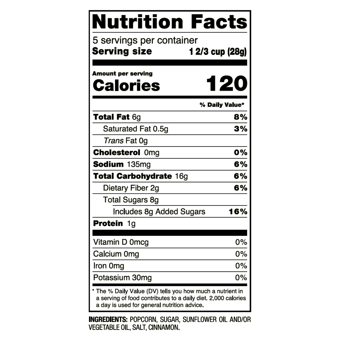 AUTUMN SALE | 12 PACK | Legendary Cinnamon & Sugar Kettle Corn – 5 oz