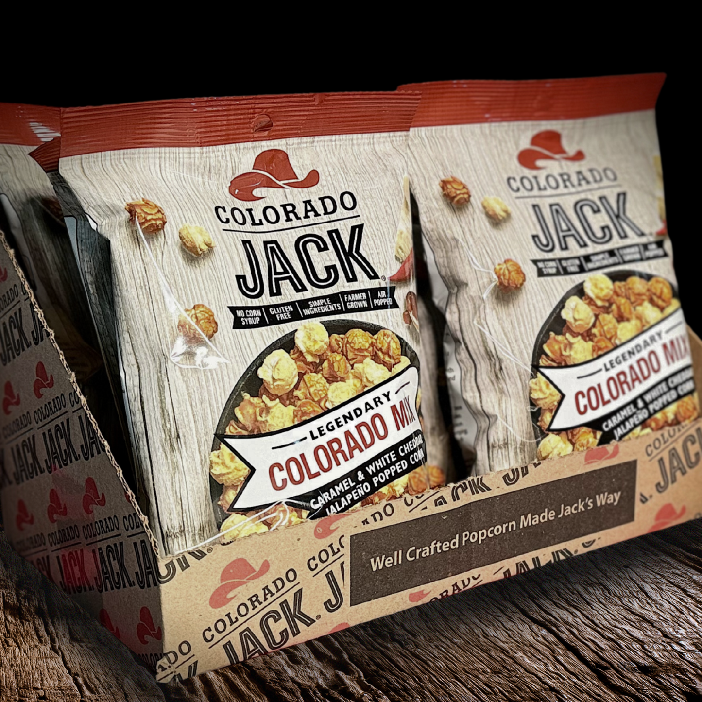 Colorado Jack Colorado Mix Popcorn 6-Pack Mid-Sized 2.75oz Bags