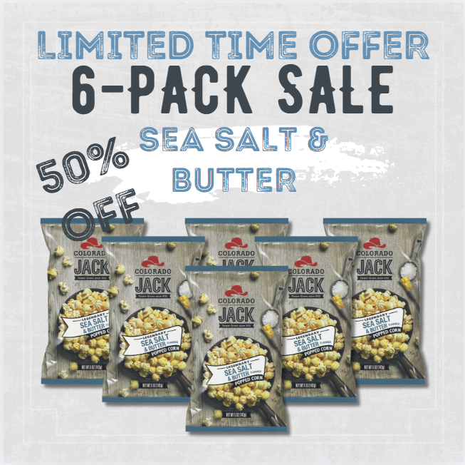 Sea Salt & Butter |5 oz Bag | 6 Pack