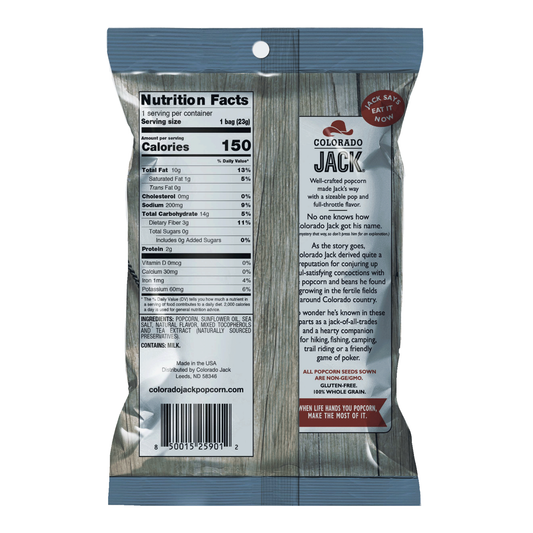 Li'l Jacks Sea Salt & Butter Snack-Sized .8oz Bags 24-Pack