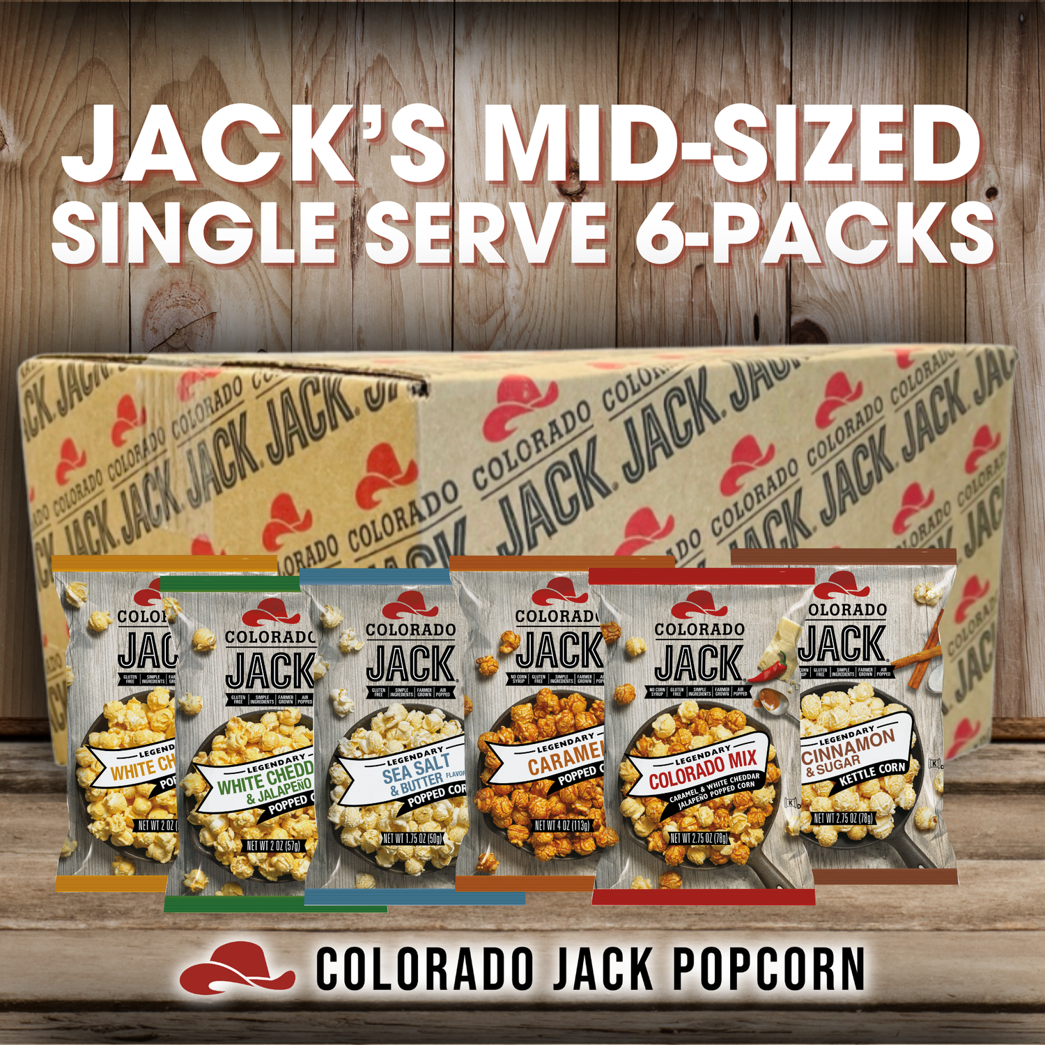 Jack's Mid-Sized Single Serve 6-packs