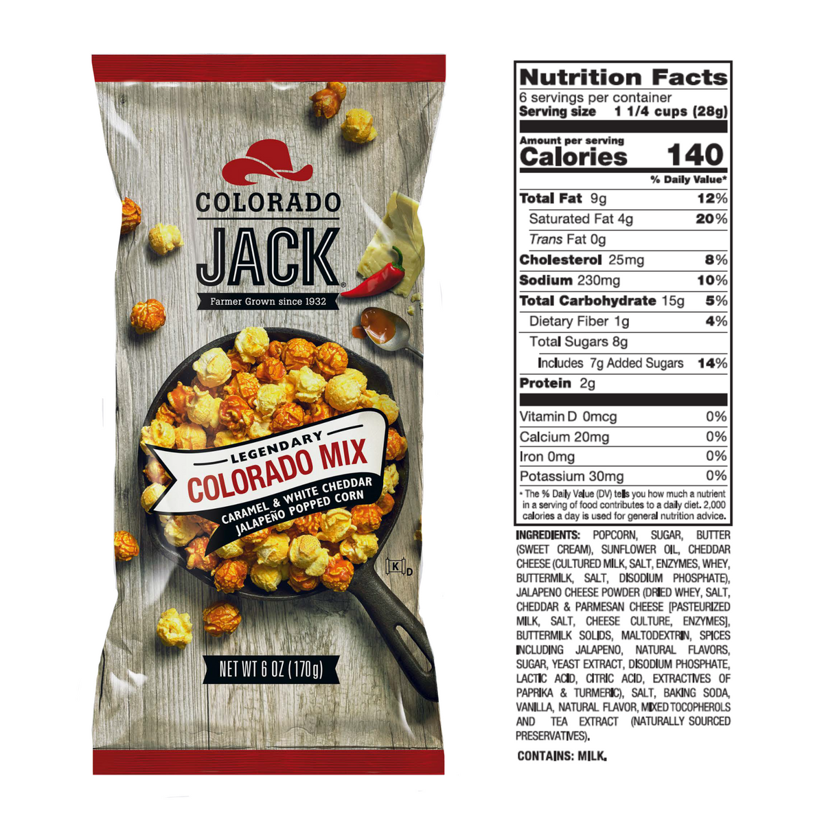 Build Your Own 6 Pack Jack's Large Popcorn Bags – Colorado Jack Build Your Own 6 Pack Jack's Large Popcorn Bags – Colorado Jack
