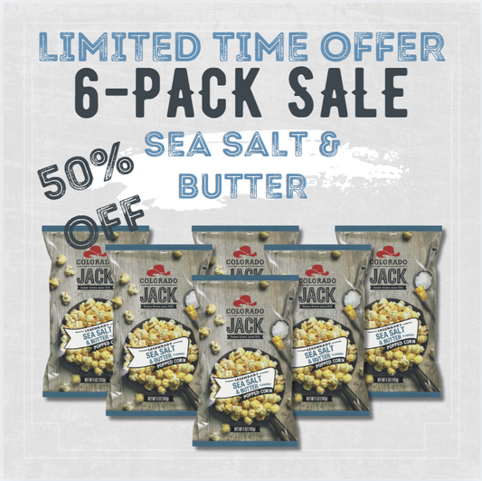 Sea Salt & Butter |5 oz Bag | 6 Pack